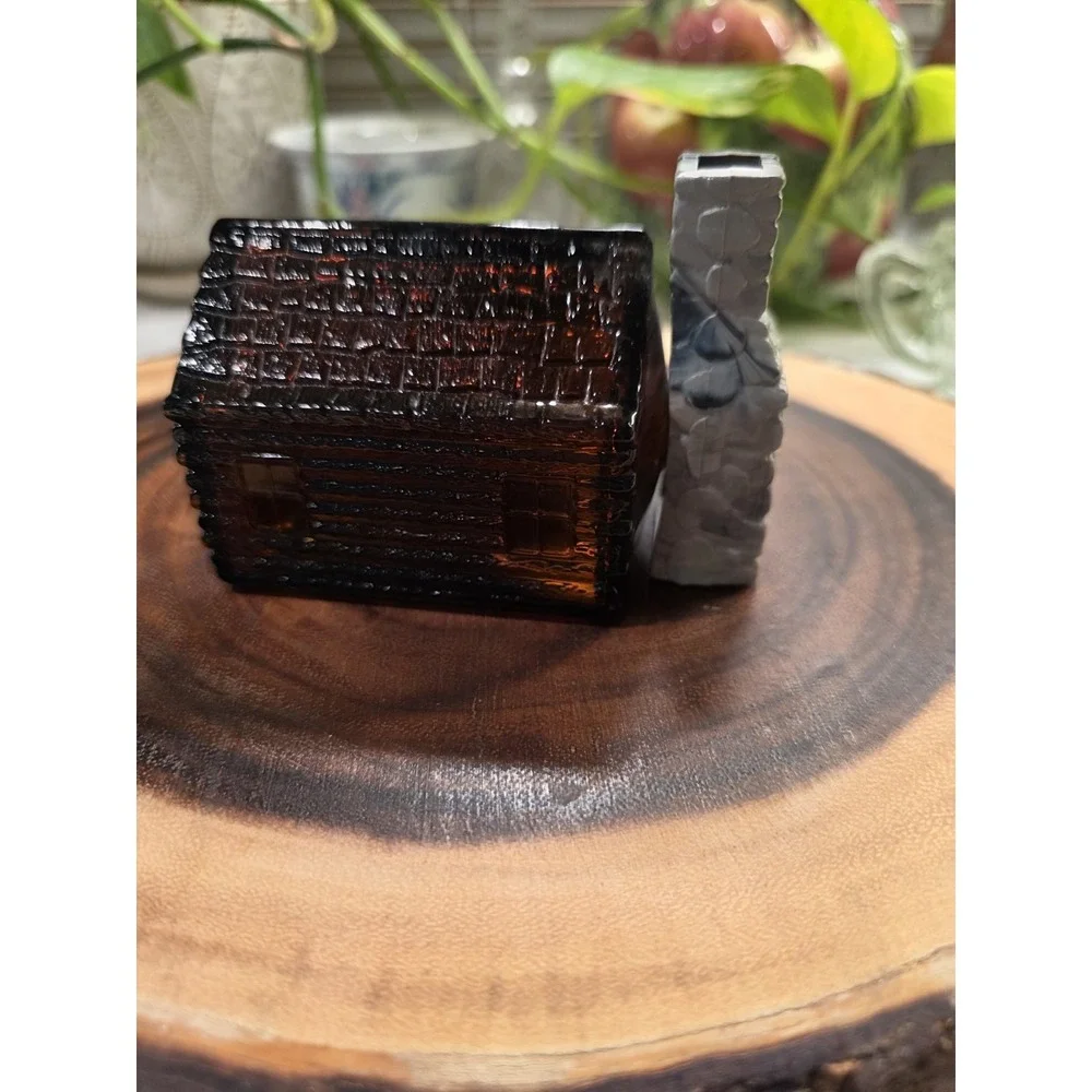 Vintage Avon Log Cabin Homestead Wild Country After Shave EMPTY